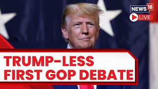 Trump News | First GOP Debate | 2024 U.S. Presidential Election | First Republican Debate LIVE