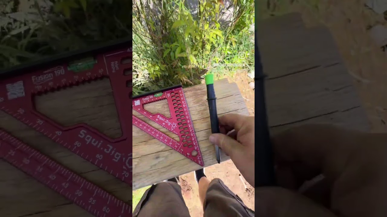 Squijig Fusion Rafter square teamed with the Pica BIG Dry pencil