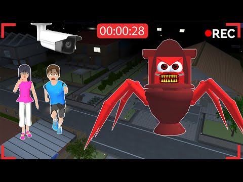There's Horror Secret Place Toilet MCQueen Haunted 😱 Sakura School Simulator