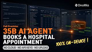 A 35B On-Device AI Agent Handles a Full Hospital Booking Workflow