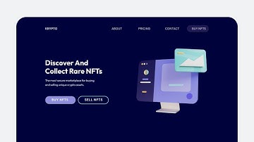 Responsive NFT Landing page HTML/CSS