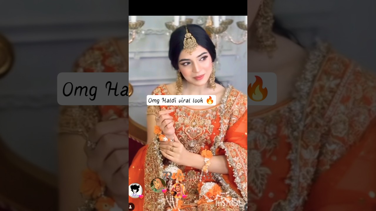 Laiba Haldi look viral 🔥