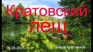 Кратовский лещ. 09.08.2025. озеро Кратовское. Рыбалка в Подмосковье.