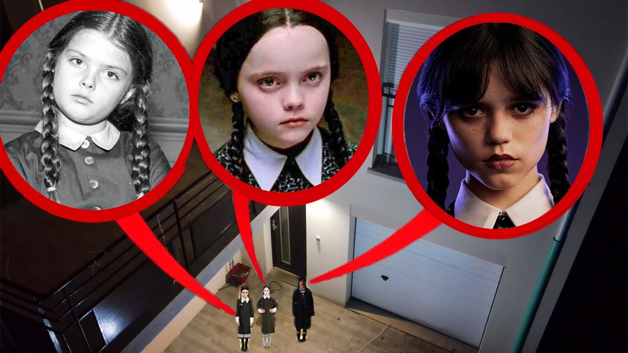 SI JAMAIS VOUS VOYEZ MERCREDI ADDAMS ET SES CLONES MALVEILLANTS CHEZ VOUS, COUREZ !! (EFFRAYANT)