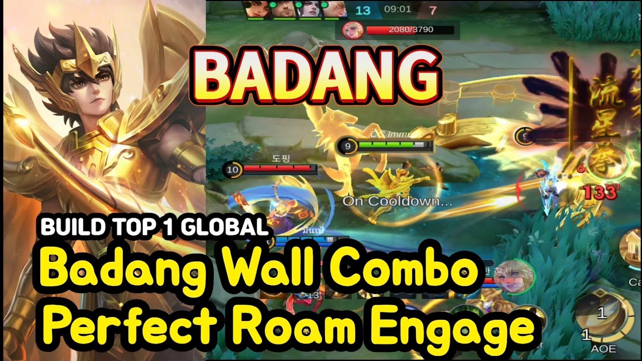 Badang (Mythical Glory): Roam Wall Combo Carry | MLBB Ranked Gameplay