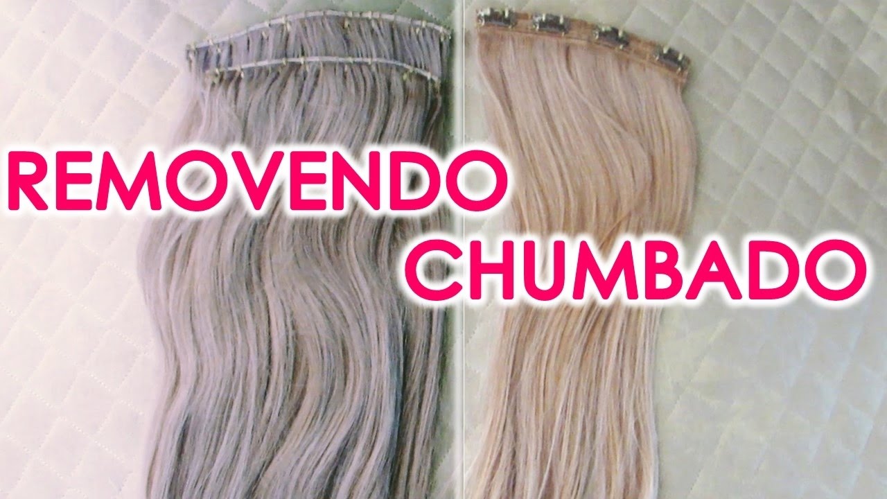 REMOVENDO O CHUMBADO DO CABELO LOIRO (Na Hora)
