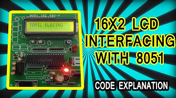 HOW TO INTERFACE LCD WITH 8051 TAMIL | 8051 TUTORIAL TAMIL | LCD KEIL CODE EXPLANATION