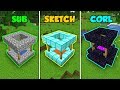 SUB vs SKETCH vs CORL - DEEPEST WELL in Minecraft! (The Pals)