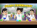 Scary science experiment  science lab  english moral stories  english animated cartoon