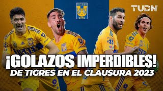 🖌 ¡OBRAS DE ARTE! ⚽️🔥 Estos son los mejores GOLES de Tigres en el Clausura 2023 | TUDN