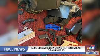 Convicted felon back in jail on guns, drugs charges out of Josephine County