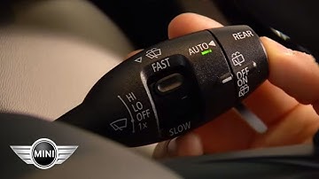 How to use the Windshield Wipers | MINI USA