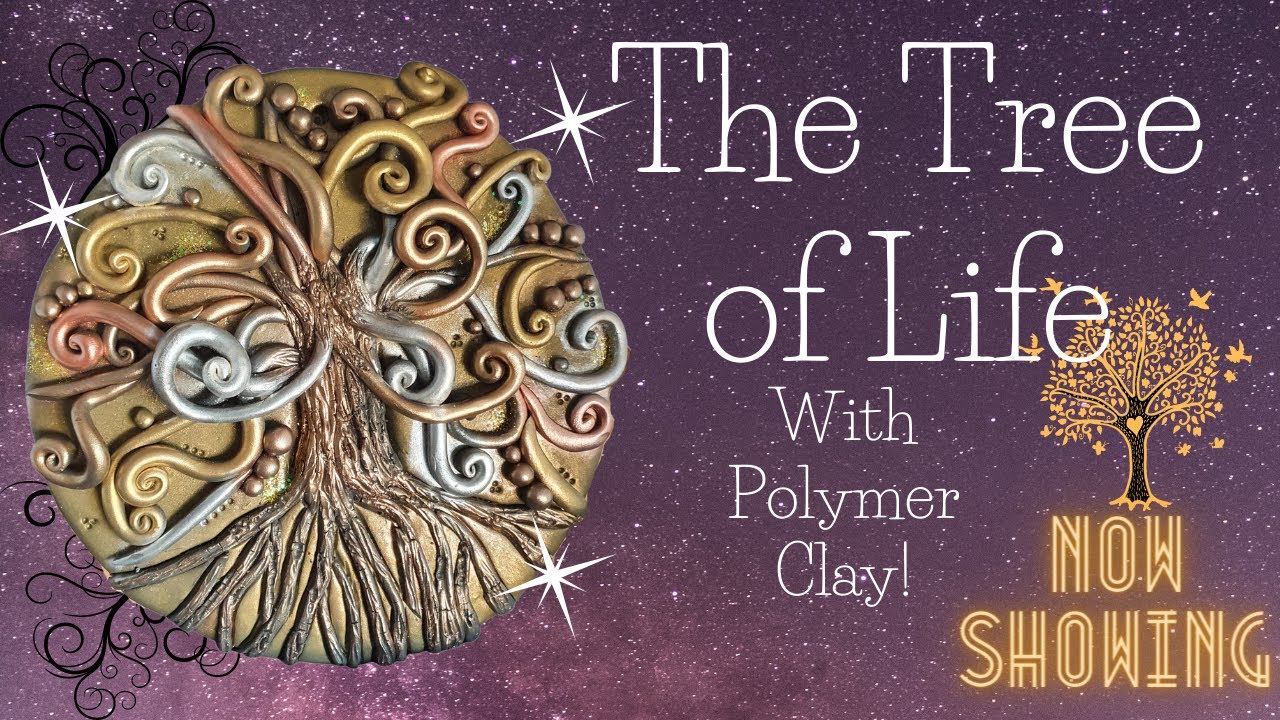 AMAZING Tree of Life - with Polymer Clay! A real simple TUTORIAL+ ...