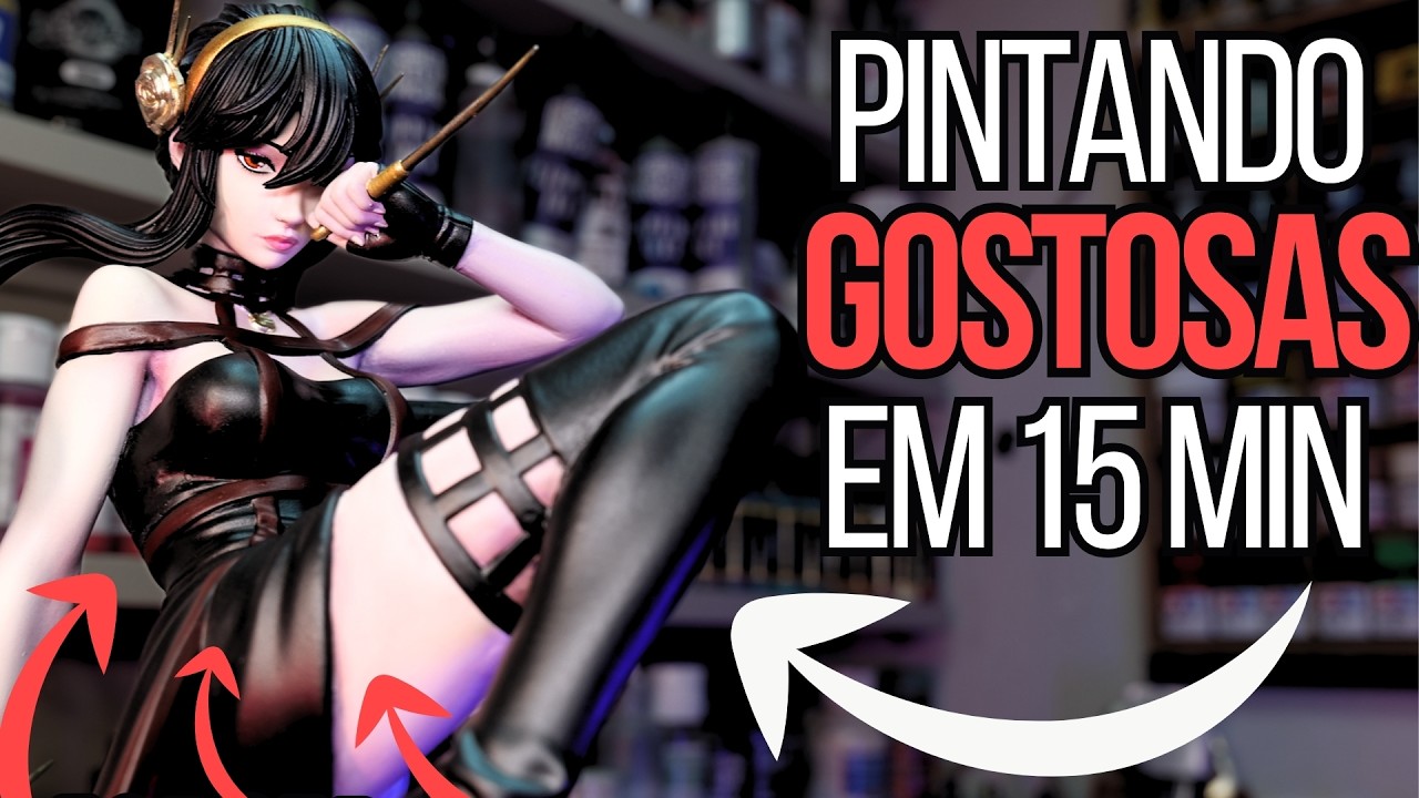 PINTANDO IMPRESSÃO 3D EM 15 MINUTOS - YOR FORGER SPY X FAMILY