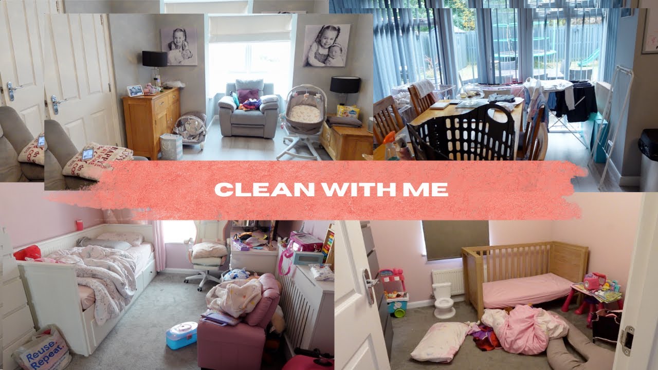 EXTREME CLEANING MOTIVATION | LIVING ROOM, KITCHEN & KIDS’ BEDROOM RESET