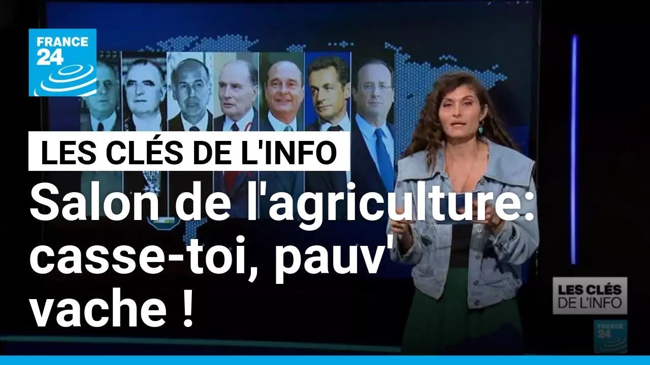 Salon de l'agriculture : casse-toi, pauv' vache ! • FRANCE 24