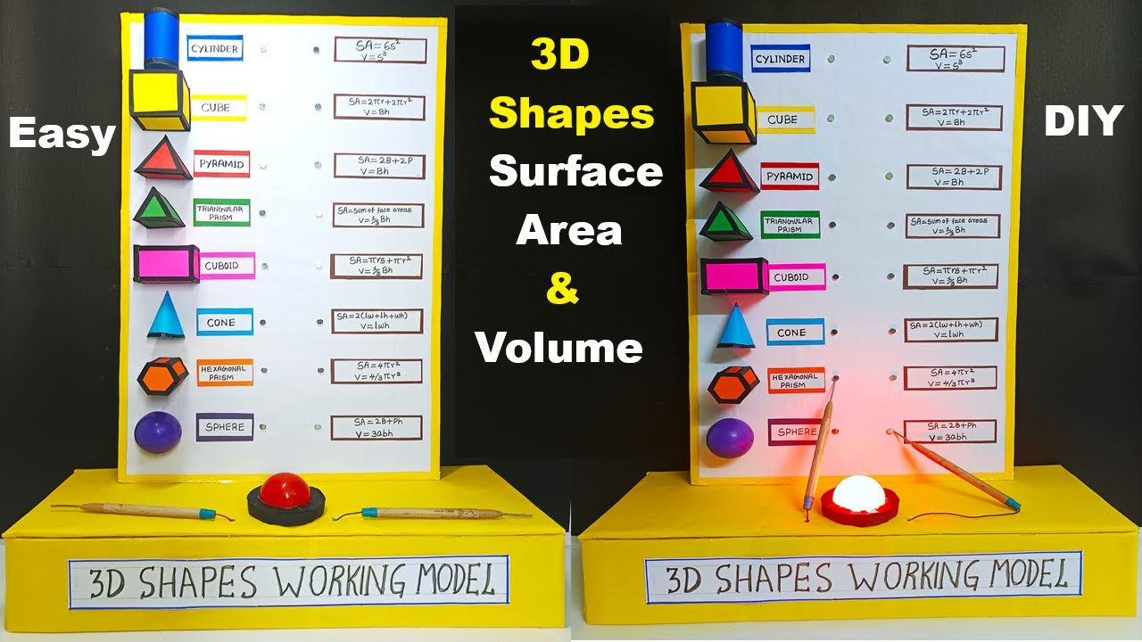 3d Shapes Working Model surface Area And Volume Maths Project Diy 3d-shapes-working-model-surface-area-and-volume-maths-project-diy