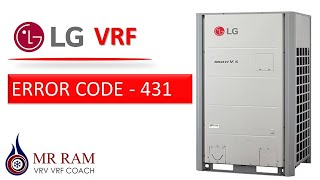 LG VRF ERROR CODE 431 [ ENGLISH ]