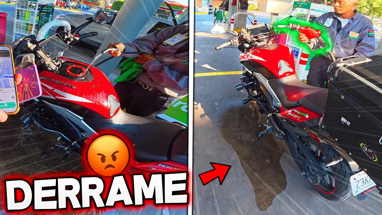 Me BAÑÓ La MOTO De GASOLINA… ¡Y AÚN ASÍ Le Dí PROPINA! 😡⛽ – Delivery CDMX