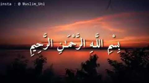 قرآن كريم بصوت هادئ جدا وجميل ❤️