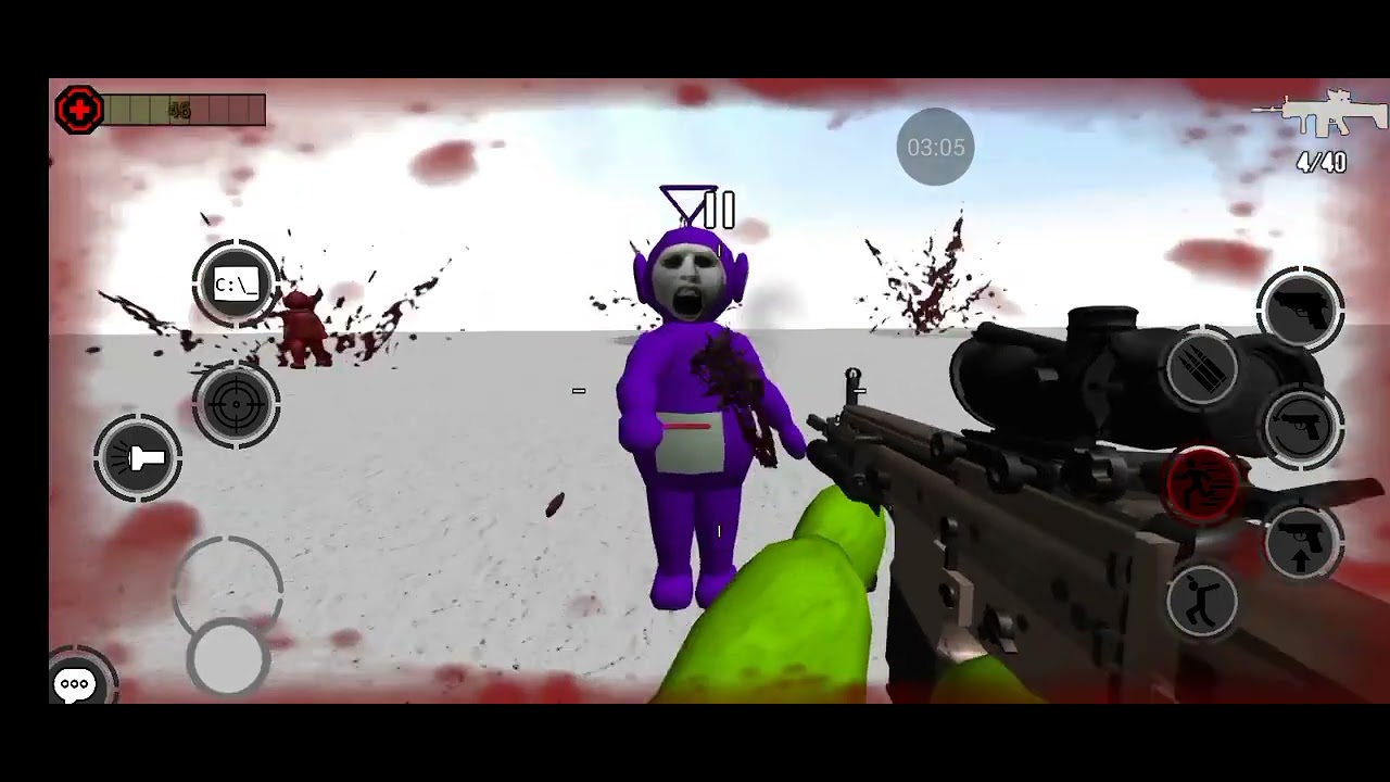 Slendytubbies: melawan tinky winky classic tinky tank lake dipsy lala po Dan the execiuner