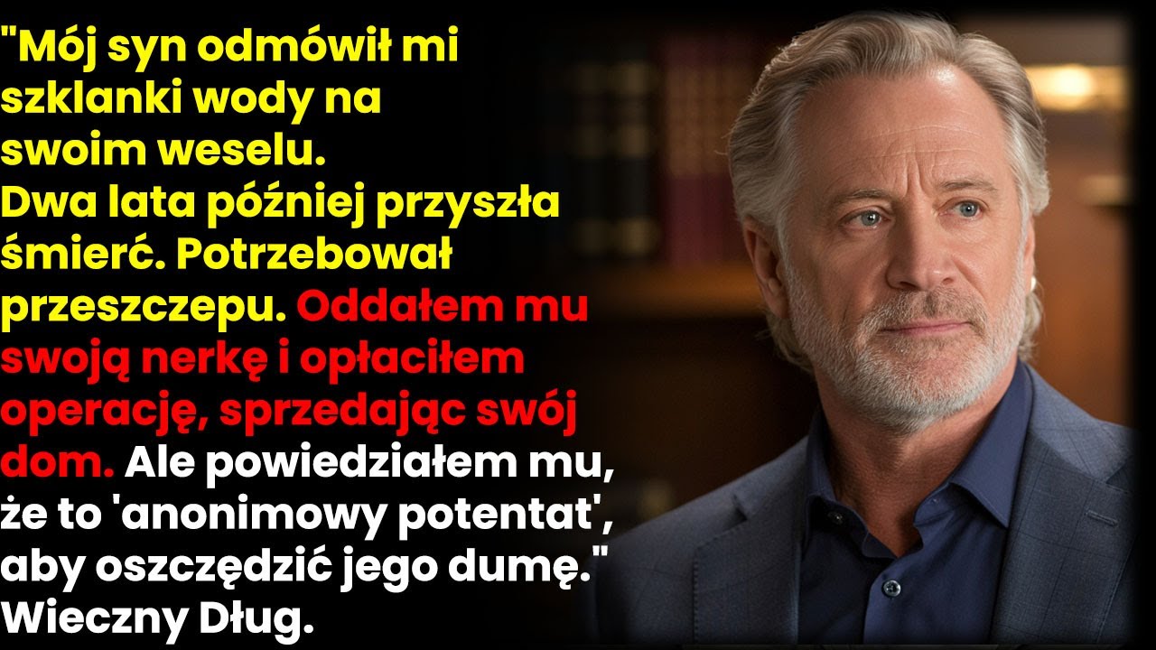 Zostałem wyrzucony z wesela mojego jedynego syna jak śmieć. Powiedział tak: „Jeśli chce ci się pić, idź do łazienki i pij z kranu. Wiesz, ile kosztuje ta butelka wody?” — a potem kazał ochronie...
