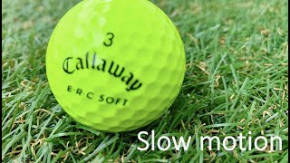Callaway ERC ball approach shot - slow motion screenshot 4
