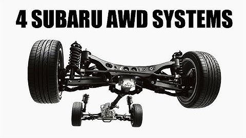 How Every Single Modern Subaru AWD System Works