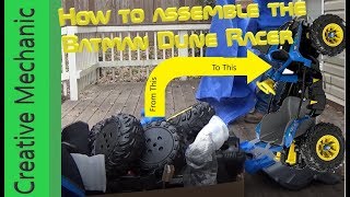 How to put together the Power Wheels Batman Dune Racer.