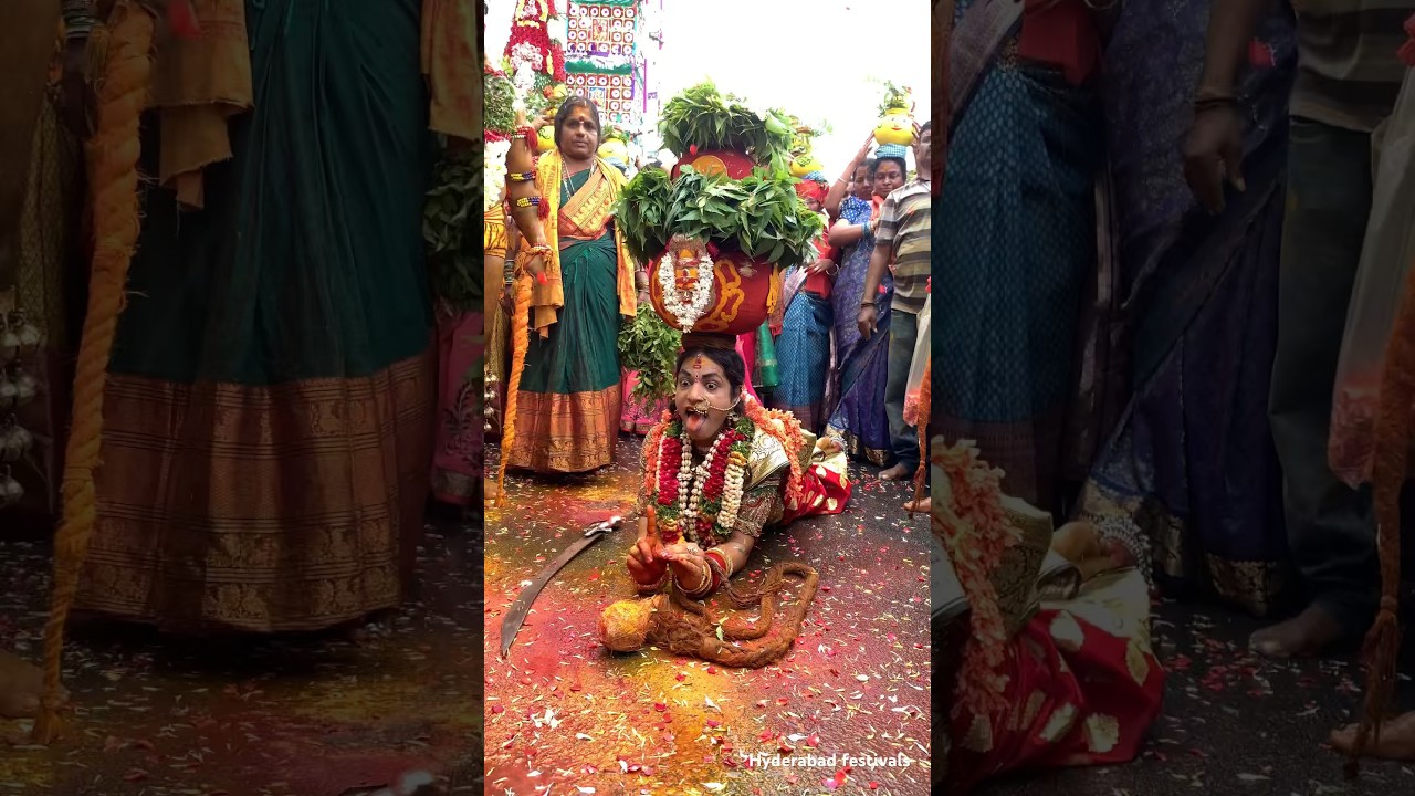 Rakesh bonam Anna sigam at Telangana secretariat Bonalu 2024 