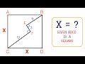 Math Puzzles with Answers in 60 seconds - Can you find X?