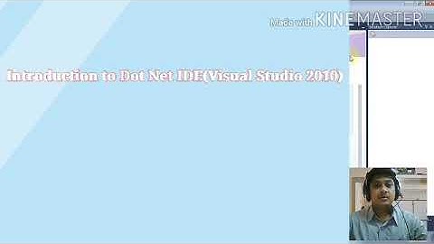 Introduction to .NET IDE (Visual Studio 2010)