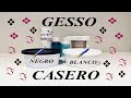 DIY: GESSO O PRIMER CASERO " BLANCO / NEGRO " ( imprimación acrílica) 3 INGREDIENTES