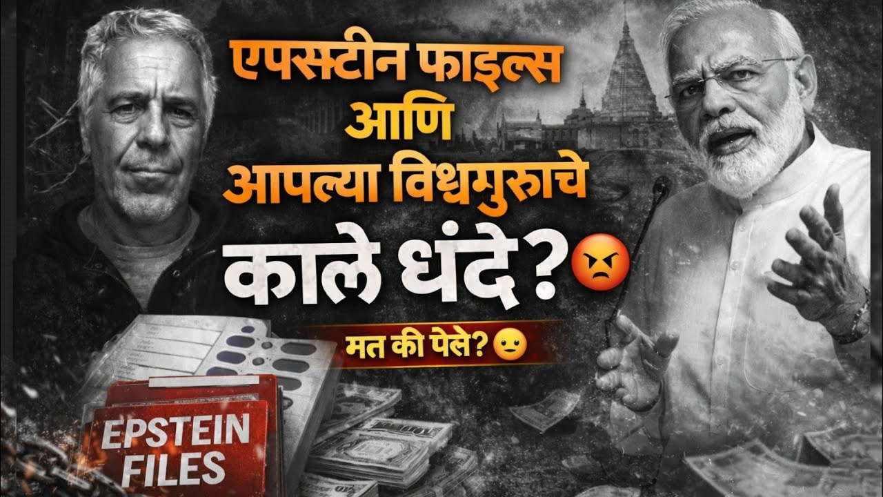 एफस्टिन फाईल आणि विश्वगुरूचे काळे धंदे? 😡 | Efsteen  file Santosh Shinde Official Live...