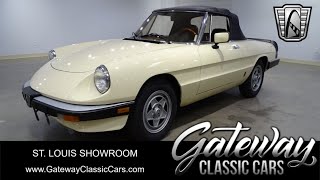 1984 Alfa Romeo Spider, Gateway Classic Cars, St  Louis #9817