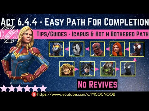 MCOC: Act 6.4.4 – Easy Path For Completion – Tips/Guide – No Revives – Story quest