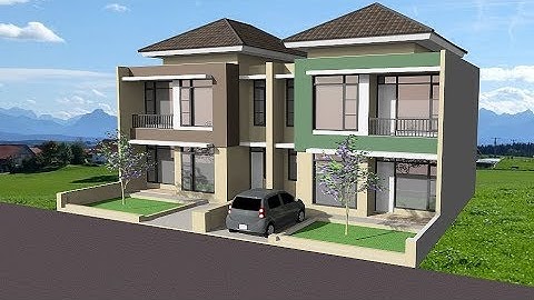 Sketchup house design and rendering use Irender Nxt