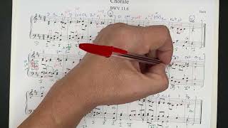 Bach Chorale BWV 11.6_PART 2 Non Chord Tones!