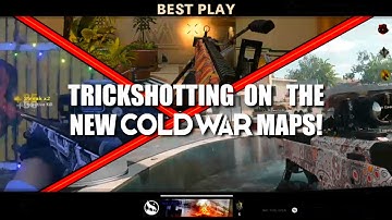 I HIT FIRST TRY ON THE NEW MAP! (Cold War Private Match Trickshotting)
