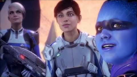 MASS EFFECT ANDROMEDA FUNNY FACIAL ANIMATIONS