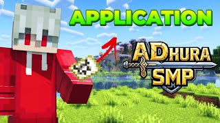 Adhura SMP Application Video 🔥 | Join My Minecraft Survival Server (Hindi)