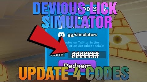 *NEW* Codes for Devious Lick Simulator Janurary 2022 Update 4 [Roblox]
