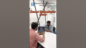 3 Years career break & B.com to Fullstack Developer with 3.5LPA|Besant Technologies Porur #shorts