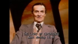 Monday 27th April 1981 BBC2 - The Light of Experience - Newsnight - Rare Recording