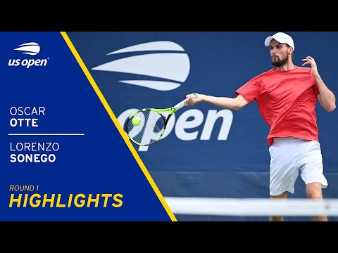 Oscar Otte vs Lorenzo Sonego Highlights | 2021 US Open Highlights Round 1