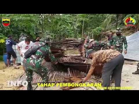 DALAM RANGKA HUT KODAM I/BB KE 70 TA 2020 KODIM 039/MTW MELAKSANAKAN REHAB RTLH