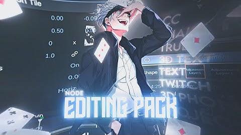 NODE VIDEO EDITING PACK + FREE PRESETS | [ SHAKES