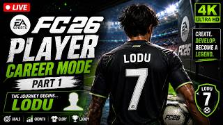 🔴 LIVE: FC 26 Player Career Mode #1 | LODU Begins His Football Journey screenshot 5