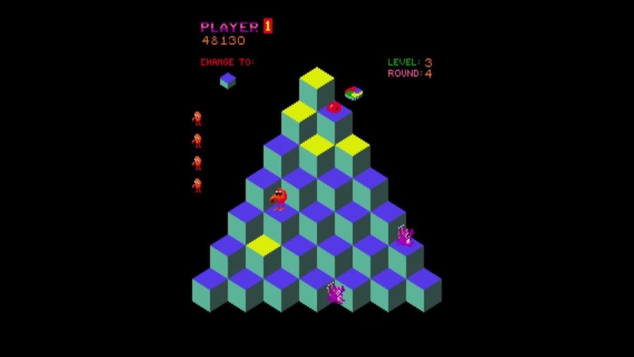 How to Improve and Win at Q*Bert/Qbert (Arcade/MAME) YouTube
