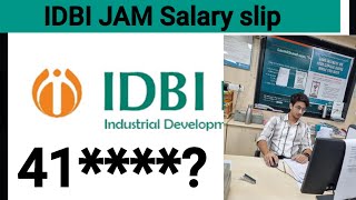 IDBI JAM new salary slip Update